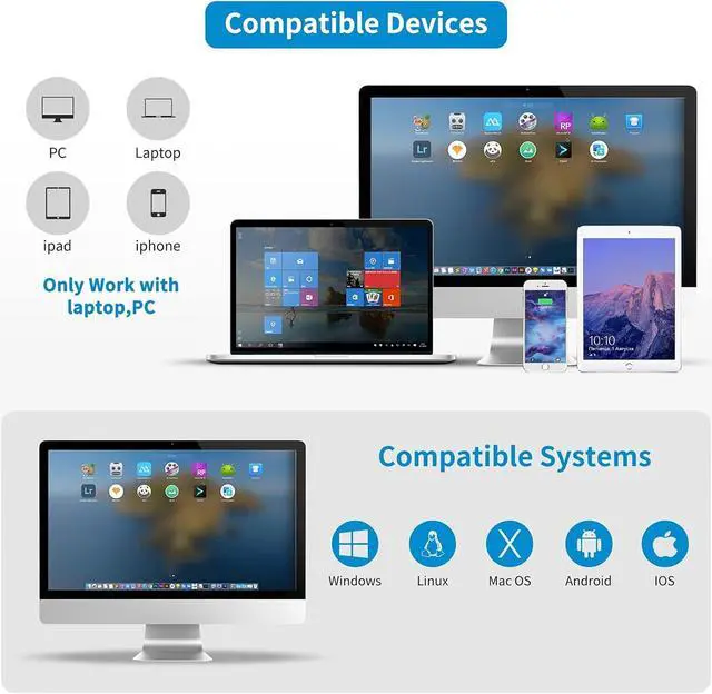 Alt view image 3 of 7 - NETUM Bluetooth 1D Barcode Scanner with Stand 2.4G Wireless & Bluetooth & Wired CCD Scanner Gun for Supermarket, Store, Warehouse Handheld Bar Code Reader Work with Windows, Mac,Android, iOS