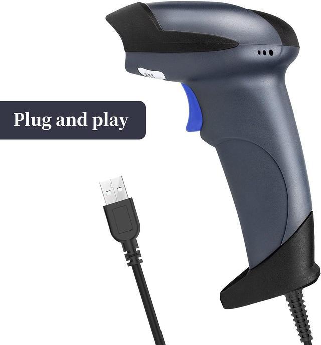 Alt view image 5 of 6 - NETUM 2D Barcode Scanner with Stand USB 2.0 Wired QR Code Imager Automatic Barcode Reader Handhold Scanner Gun with USB Cable for Laptops, Computers, Cashier, POS