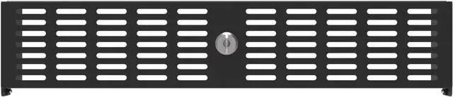 Alt view image 6 of 7 - 2U Rack Mount Security Cover for 19-inch Server Rack & Network Cabinet- Hinged Locking Rack Panel Door for Access Control and Physical Security