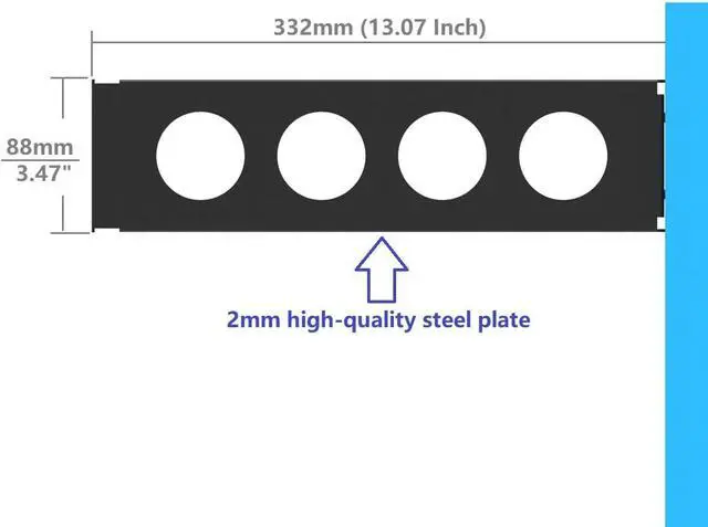 Alt view image 2 of 6 - 2U 2Post Server Rack Depth Extender Conversion Kit