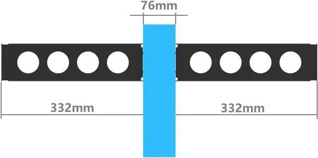Alt view image 5 of 6 - 2U 2Post Server Rack Depth Extender Conversion Kit