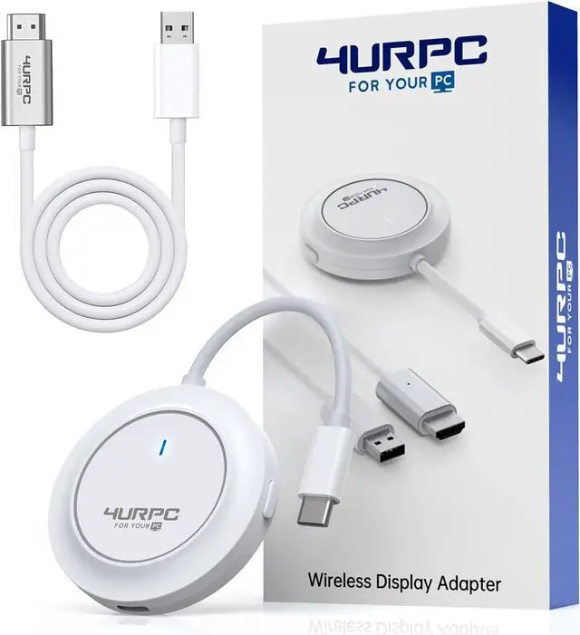 Main image of USB C Wireless Transmitter and HDMI Receiver, 2.4G/5G HDMI Extender with PD 3.0 Port, Streaming Video and Audio to TV/Monitor/Projector from MacBook/Surface/Chromebook, iPad, iPhone 15/Galaxy