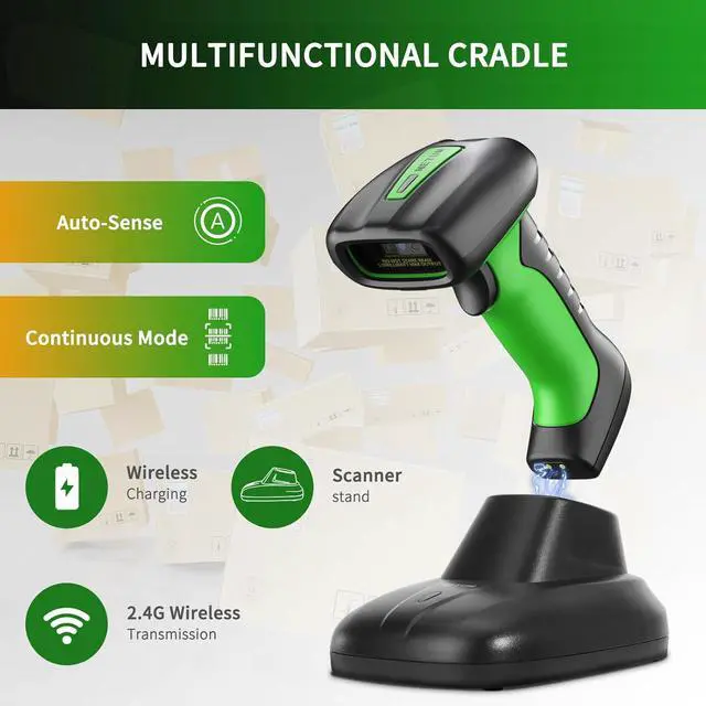 Alt view image 7 of 7 - NETUM Rugged Wireless QR Code Scanner with Honeywell's Area-imaging Scan Engine, Bluetooth 2D 1D Bar Code Reader 2600mAh Drop Protection Shock Dust Proof for Windows Mac Android iOS (NT-1900)