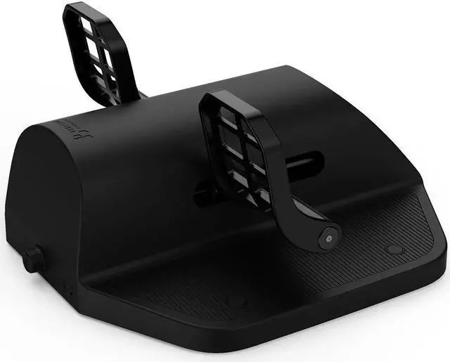 Alt view image 2 of 4 - Honeycomb Charlie Rudder Pedals - PC- Realistic and Immersive Flight Experience - Left and Right Toe Brake Axis - Adjustable Feet Angles