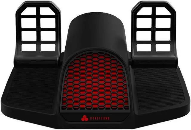 Main image of Honeycomb Charlie Rudder Pedals - PC- Realistic and Immersive Flight Experience - Left and Right Toe Brake Axis - Adjustable Feet Angles