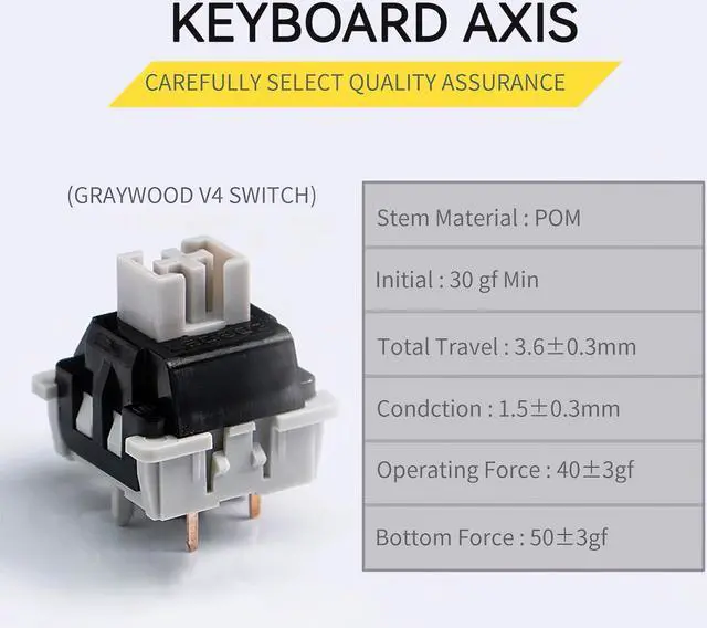 Alt view image 4 of 7 - Mini All-Button Arcade Stick, Leverless Arcade Controller with DIY RGB & Turbo Functions, Compatible with PC/Ps3/Ps4/Switch/Steam Deck, Supports Hot Swap & SOCD