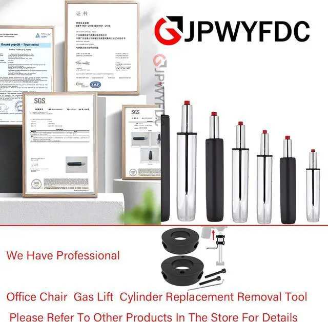 Alt view image 5 of 5 - Office Chair Hydraulic Cylinder 7.5 in Replacement-Office Chair Replacement Parts.