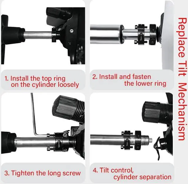 Alt view image 4 of 4 - Office Chair Gas Lift Cylinder Replacement Removal Tool - Fix Sinking Office Chair 28mm/1.1-Inch for Stop Sinking