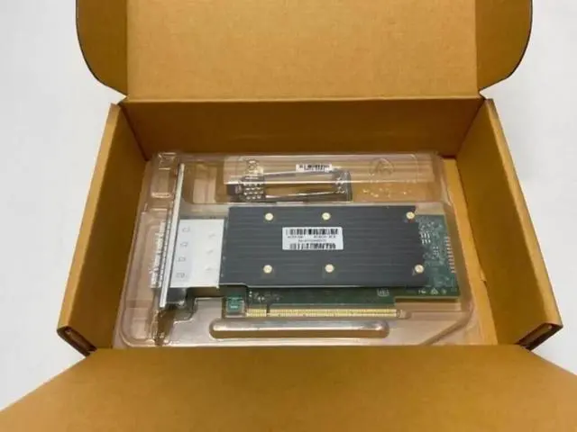 Alt view image 2 of 2 - Broadcom 9405W-16e Tri-Mode 12Gbs PCIe X16 SAS/SATA HBA Storage Adapter