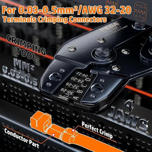 Alt view image 3 of 7 - Crimping Tool Connector Kit, Dupont 2.54mm/JST-XH 2.5mm Connector Kit, 21 Types of Connectors, AWG32-20 Ratcheting Crimper Tool for JST-XH/SM/PH/SYP/RE, Dupont, KF2510, Molex, AMP EI Series, etc