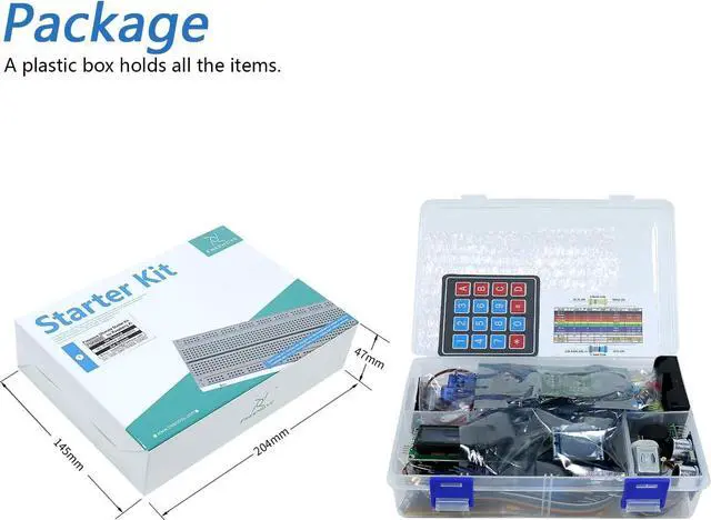 Alt view image 7 of 7 - Ultimate Starter Kit for Raspberry Pi 5 4 B 3 B+ 400, 558-Page Detailed Tutorial, Python C Java Scratch Code, 223 Items, 104 Projects