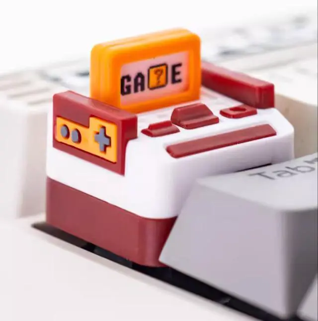 Main image of Game Console Design Keycap - Esc keycaps DIY Personality Custom Cartoon Backlit Keycap Replacement Gift for Mechanical Keyboard KeyCap (Cross Switch only)