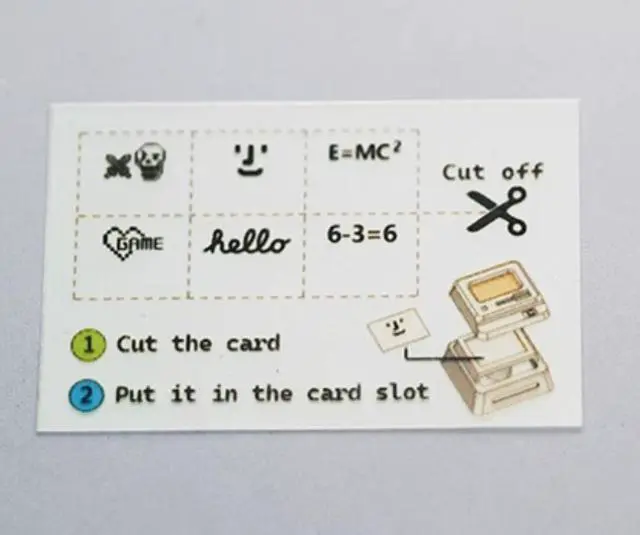 Alt view image 5 of 5 - Game Console Style Keycap - DIY Personality Custom keycaps, Removable panel to replace display content, Backlit Keycap Replacement Gift for Mechanical Keyboard KeyCap (Cross Switch only) Pink