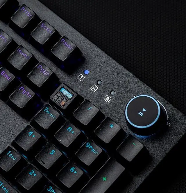 Alt view image 4 of 5 - Game Console Style Keycap - DIY Personality Custom keycaps, Removable panel to replace display content, Backlit Keycap Replacement Gift for Mechanical Keyboard KeyCap (Cross Switch only) Pink