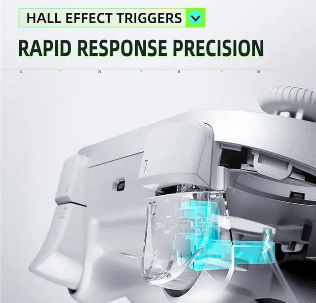Alt view image 3 of 7 - Thunderobot G45 Pro Wireless PC Controller for Windows PC,Switch,IOS&Android,PC Game Controller with Hall Effect Joysticks&Triggers/Gyroscope,RGB Lights