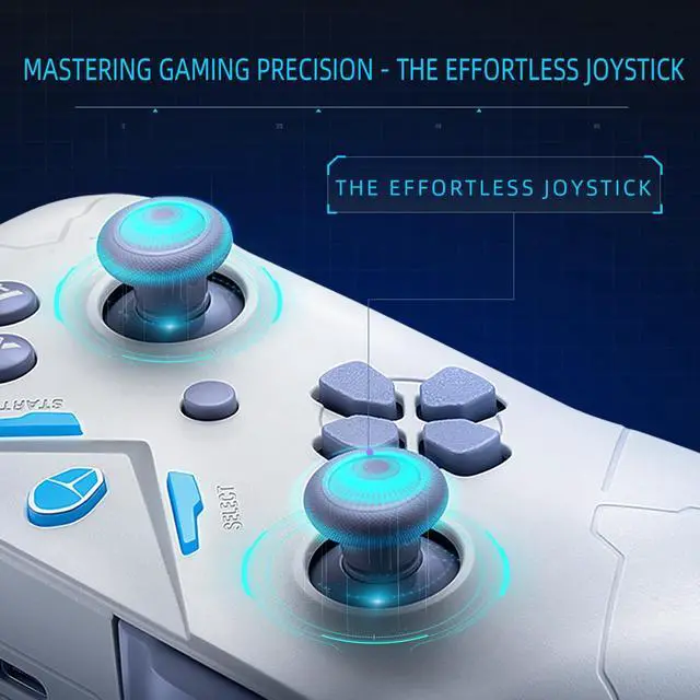 Alt view image 3 of 7 - Thunderobot G30S Wireless PC Controller for Windows PC,Switch,IOS&Android,PC Game Controller with Hall Effect Triggers,Adjustable Height Joystick