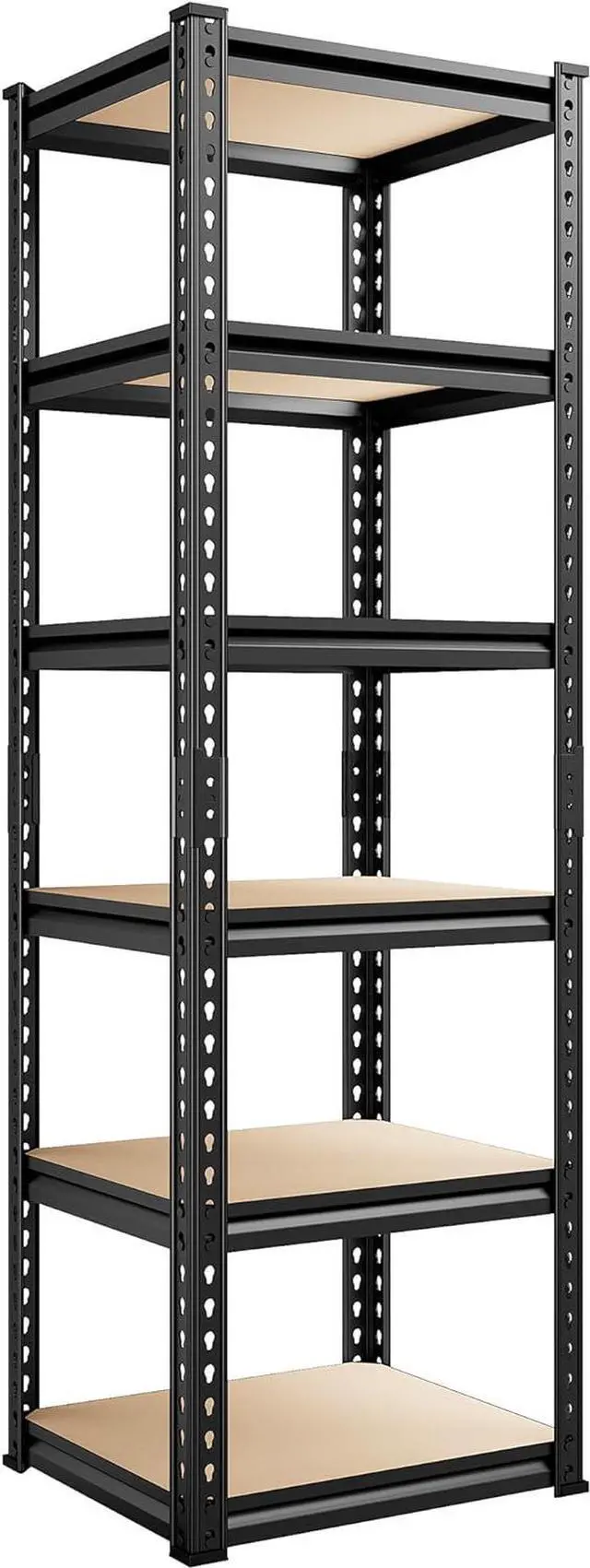 Main image of Storage Shelves, 6 Tier Garage Storage Shelving Units Loads 2250LBS, 72H Adjustable Heavy Duty Metal Shelves for Storage Rack for Warehouse Pantry Kitchen Closet,16W X16D X72H