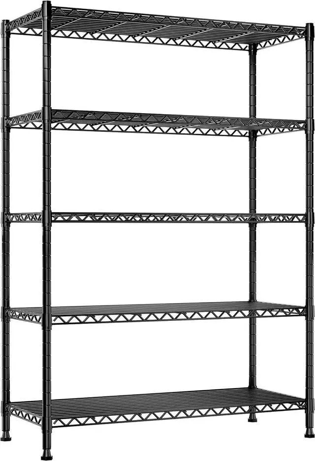 Main image of 5-Shelf Wire Shelving,Storage Shelves Metal Shelves for Storage,71H Adjustable Garage Shelving Heavy Duty Storage Rack Pantry Shelf Kitchen Shelving,71H X35.4W X13.7D