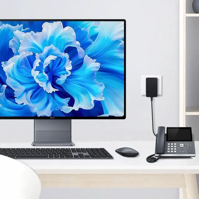 Alt view image 6 of 6 - for polycom Power Cord 5v Compatible with Polycom VOIP IP Phones Poly VVX 150 250 350 450 Edge B, E400, E300 Series, E220, E100 EM50