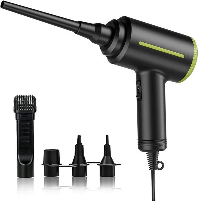 Main image of Compressed Air Duster, Electric Air Duster, Handheld Air Blower, 500W 40000RPM Powerful Air Duster, Cored Air Duster for Computer Keyboard Electronics Cleaning