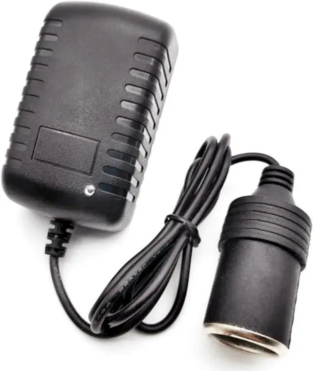 Main image of AC to DC Converter 12V 2A 24W, 100V-240V to 12V Power Supply Adapter Car Cigarette Lighter Socket, AC/DC Transformer for Portable Cooler Warmer, Air Compressor,Other Car Devices Under 24W