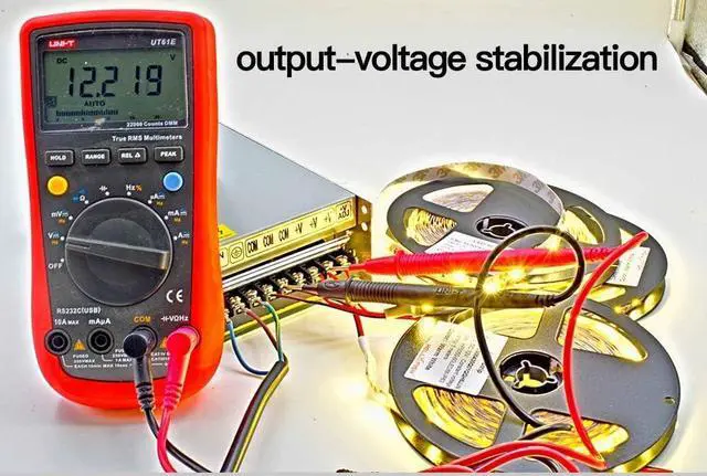Alt view image 7 of 7 - DC 12V 30A Power Supply 360W Universal Regulated Switching AC to DC Converter AC110V/220V (SMPS) Transformer Driver Adapter for LED Strip Light, CCTV Camera Security System, Radio, Computer Project