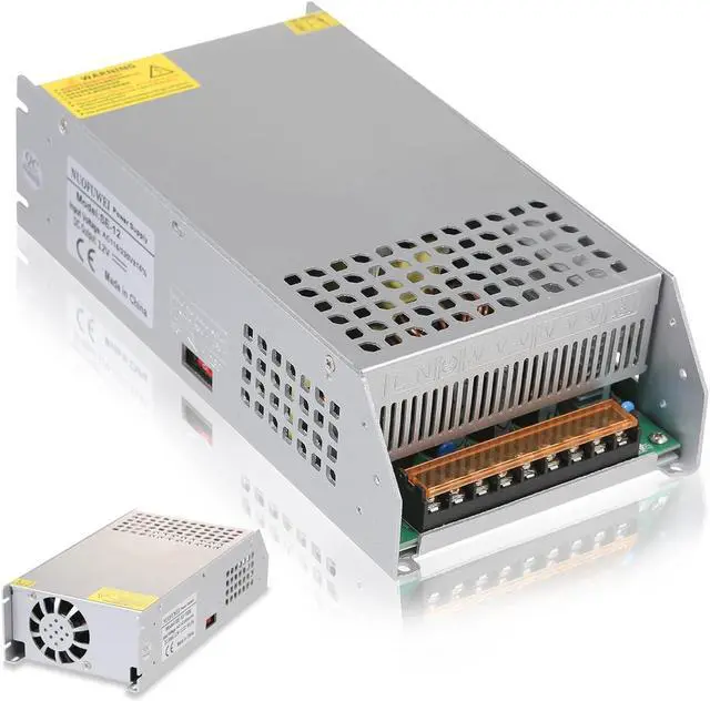 Main image of New Version DC 12V 100A 1200W Power Supply Adapter 110V AC to 12V DC Converter Power Supply 12V 100A Switch Transformer for Motor Pump CCTV Security Camera Car Stereo 3D Printer and More 12V Device