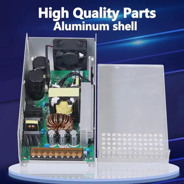 Alt view image 3 of 6 - New Version DC 12V 100A 1200W Power Supply Adapter 110V AC to 12V DC Converter Power Supply 12V 100A Switch Transformer for Motor Pump CCTV Security Camera Car Stereo 3D Printer and More 12V Device