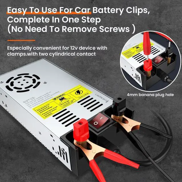 Alt view image 2 of 7 - SMPS 110V AC to 12V DC Converter Power Supply Adapter Switch Transformer Max 50A 600W (with Switch)