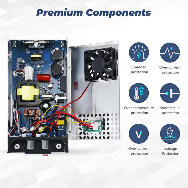 thumbnail image 2 of TOTIWO 600W LED Switching Power Supply - Adjustable DC Output 50V To 100V 2 of 2