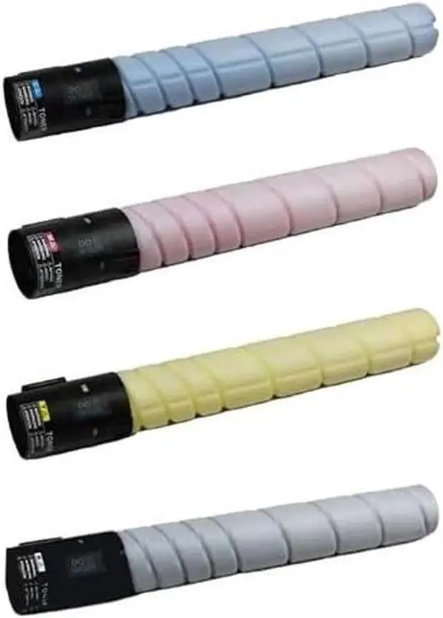 Main image of Genuine OEM Konica Minolta TN514 Complete Toner Cartridge Set CMYK Bizhub C458 Bizhub C558 Bizhub C658