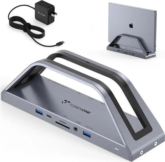 Main image of USB C Docking Station Dual 4K Monitor for Thunderbolt and USB-C Windows and Mac M1 M2 M3,and ChromeOS, Universal USB C Dock with Dual 4K HDMI, Power Adapter, 6 USB, RJ45