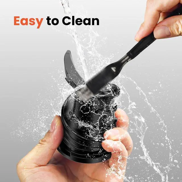 Alt view image 7 of 7 - Cold Press Juicer, Slow Masticating Machines with 4.3" Extra Large Feed Chute Fit Whole Fruits Vegetables Easy Clean Self Feeding Effortless for Batch Juicing, High Juice Yield, BPA Free 200W