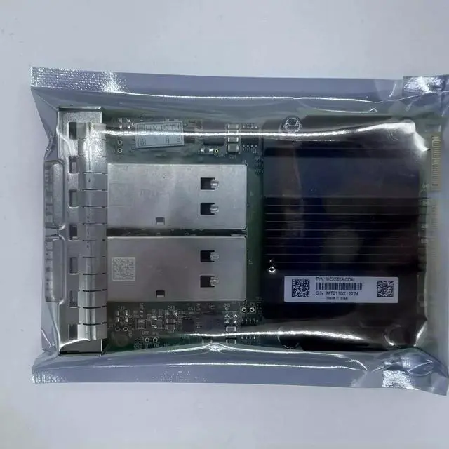 Alt view image 2 of 2 - Mellanox MCX566A-CDAI CX566A R750 R7525 R650 Server 100G ocp 3.0 interface