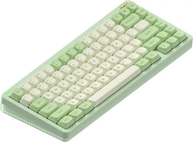 Main image of NUPHY Halo75 V2 Mechancial Gaming Kyeboard,75% Wireless Hot Swappable Bluetooth keyboard,83 Kyes RGB Backlit Keyboard,Support Bluetooth/2.4GHz/USB-C - Green, Raspberry (46gf)