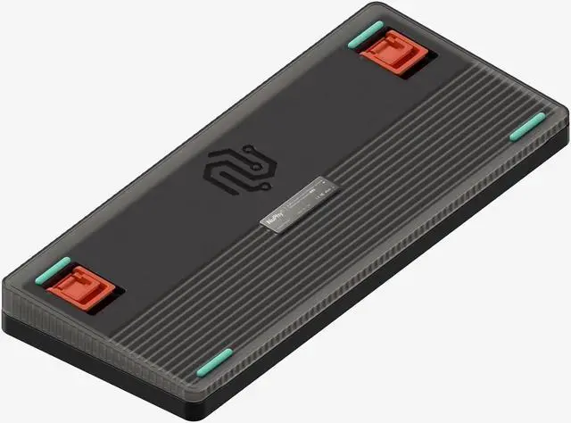 Alt view image 2 of 6 - NUPHY Halo75 V2 Mechancial Gaming Kyeboard,75% Wireless Hot Swappable Bluetooth keyboard,83 Kyes RGB Backlit Keyboard,Support Bluetooth/2.4GHz/USB-C - Black, Raspberry (46gf)