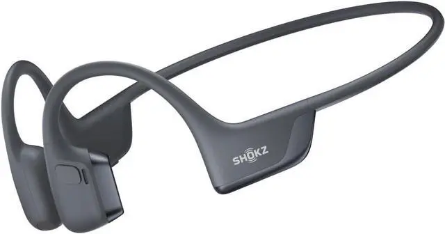 Main image of SHOKZ OpenRun Pro 2 - Open-Ear, Bone Conduction Sport Headphones - Sweat Resistant, Workout Headphones with 30ft Bluetooth - Secure, Wireless, Comfortable Fit - Deep Bass and Smart Mic App - Black