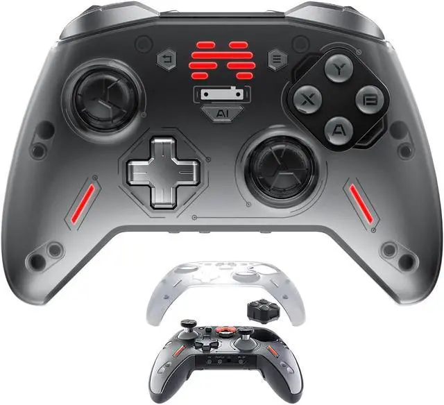 Main image of Zeus 2 Elite Wireless Controller for PC Windows,Steam Deck,Android,Switch Gaming,Customize Module Assembly/Optical Buttons/1000 mAh/Motion Control/Vibratable Triggers (Galaxy Black)