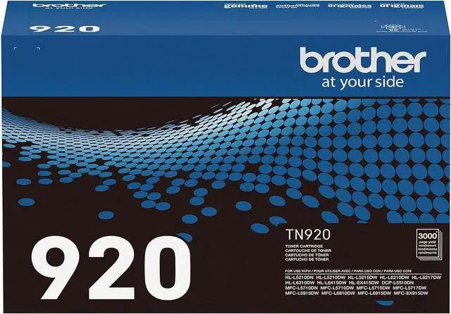 Main image of Brother Genuine TN920 Standard Yield Toner Cartridge, , HL-L5210DN, HL-L5210DW, HL-L5210DWT, HL-L5215DW, HL-L6210DW, HL-L6210DWT, HL-L6310DW,MFC-L6810DW