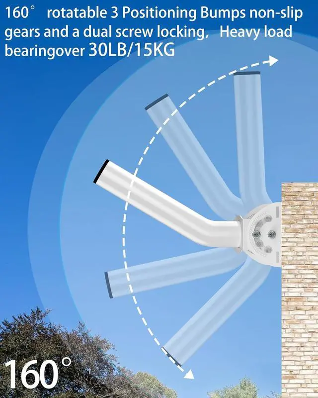Alt view image 2 of 7 - Universal Antenna Mount,11 Inches J Pole and Wall-Mounted Mounting Bracket for Outdoor Point to Point Access Point CPEs, TV Antennas, Wireless Bridges, Starlink Mini Dish and More