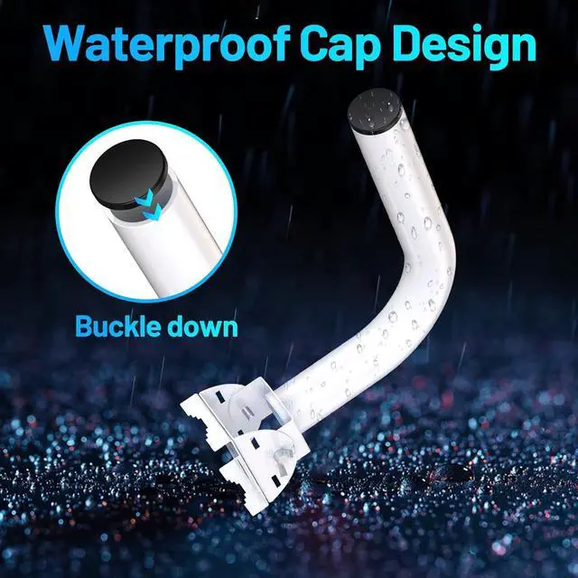 Alt view image 5 of 7 - Universal Wireless Bridge Bracket Mount, Pole and Wall-Mounted Mount for Outdoor Point to Point AP Access Point Client Bridge CPE