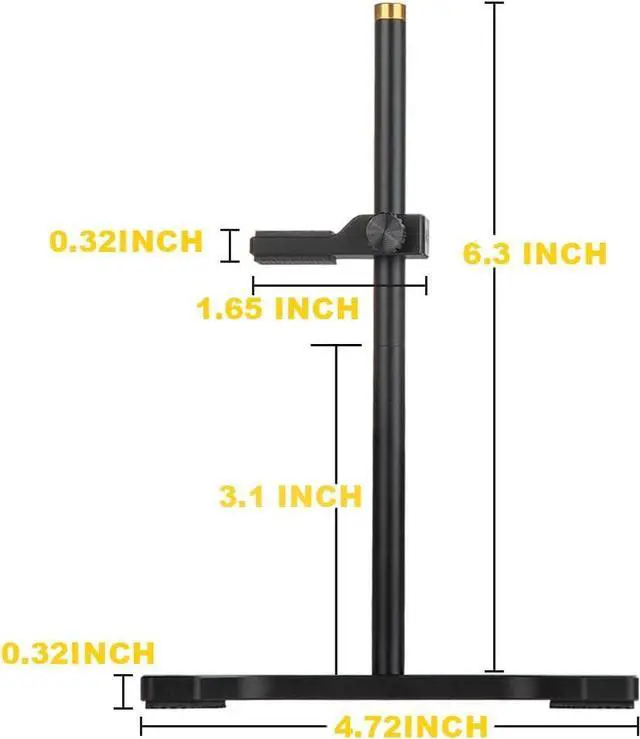 Alt view image 4 of 5 - Graphics Card GPU Support Bracket, GPU Holder Stand, Adjustable GPU Sag Bracket Graphics Card Support for 12cm Fan Mount CNC Aluminum (0.63-6.3inch)