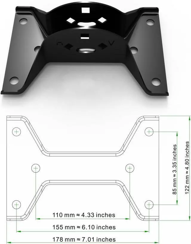 Alt view image 6 of 7 - Adjustable Outdoor Antenna Mounting Pole - Universal J Pipe Mount for Antenna & Weather Station - Easy Installation, Solid Structure, Weather Proof (Diameter 1 1/4", Length 33 1/4")