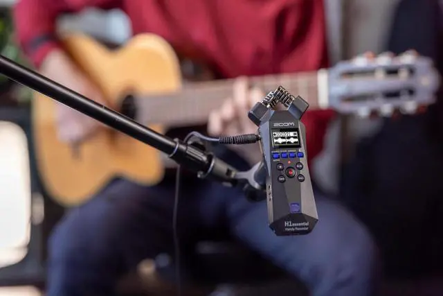 Alt view image 3 of 4 - Zoom H1essential Stereo Handy Recorder 2024 Model, Essential Series with 32-Bit Float, Accessibility, X/Y Microphones, USB Microphone, Portable, for Musicians, Podcasters, Filmmakers