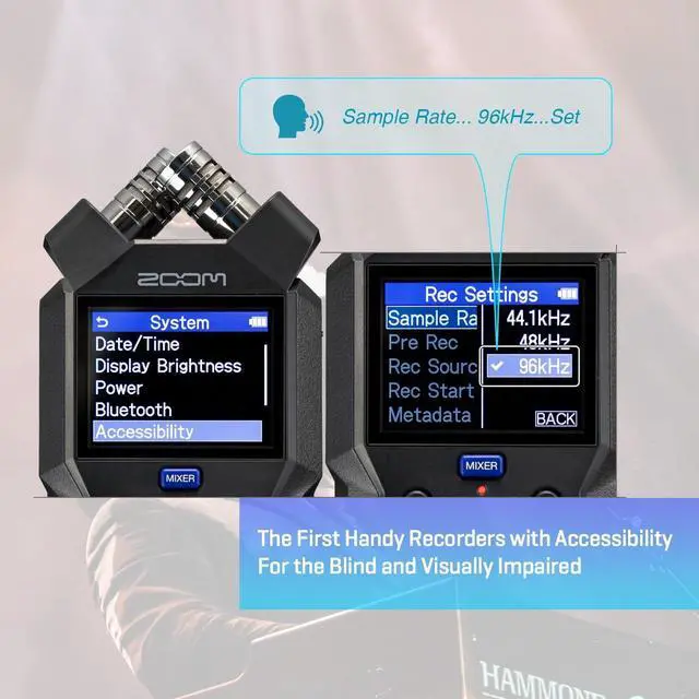 Alt view image 5 of 5 - Zoom H4essential 4-Track Handy Recorder 2024 Model, Essential Series with 32-Bit Float, Accessibility, Stereo Microphones, 2 XLR/TRS Combo Inputs, USB Interface, for Musicians, Podcasters, and More