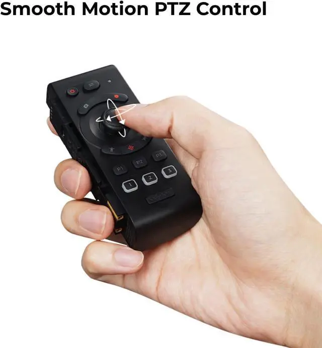Alt view image 3 of 5 - OBSBOT Tail Air Smart Remote Controller, PTZ Control via Gimbal Button or Wrist Movements, Bluetooth Wirelessly Connect up to 3 OBSBOT Tail Air Devices and Control Over Tail Air's Various Features.