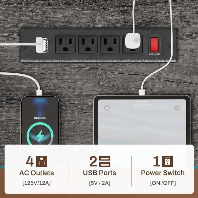 Alt view image 3 of 6 - 59" Office Desk with Drawers, Reversible Computer Desk with File Drawers & Storage, Gaming Desk with LED Lights & Power Outlet, Home Office Desks for Printer, Grey