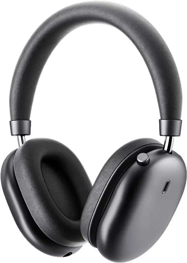 Main image of Adaptive Active Noise Cancelling Headphones, Wired/Wireless Bluetooth 5.4 Headset, 140H Playtime,Transparent Mode, Deep Bass, Multi-Point Connectivity, for Travel, Home Office (Dark Gray)