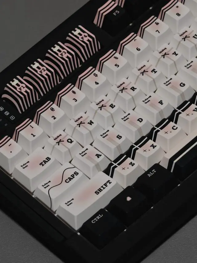 Main image of The Princess Diaries - PBT Keycaps Set Cherry Profile Keycaps 131 Keys Custom Dye-Sublimation Keyboard Keycaps for 60% 65% 70% 75% 100% Cherry Gateron MX Switches Mechanical Keyboards (Keycaps Only)