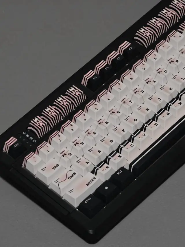 Alt view image 3 of 7 - The Princess Diaries - PBT Keycaps Set Cherry Profile Keycaps 131 Keys Custom Dye-Sublimation Keyboard Keycaps for 60% 65% 70% 75% 100% Cherry Gateron MX Switches Mechanical Keyboards (Keycaps Only)